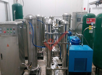 哈爾濱300g、1000g、1200g臭氧發(fā)生器現(xiàn)場(chǎng)調(diào)試圖